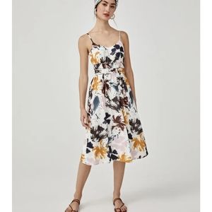 Abstract Midi Dress